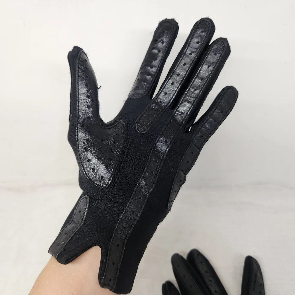 VTG Isotoner Womens Small Black Grip Gloves